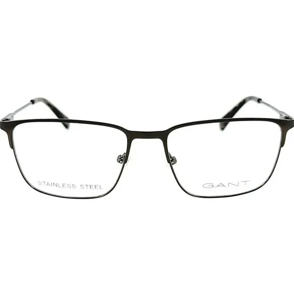 Gant GA3241 Mens Metal Eyeglass Frame 007 Matte Dark Nickeltin 53-17